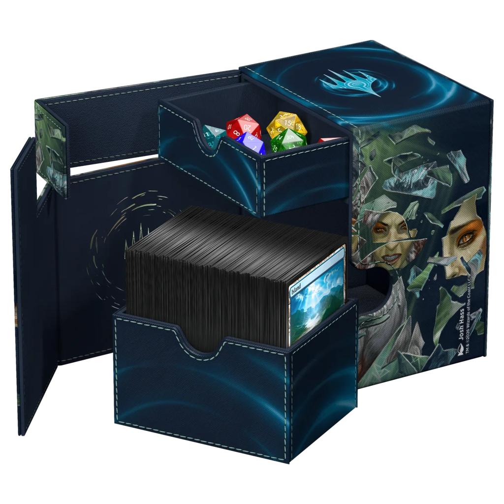 Ultimate Guard Flip'n'Tray 133+ Xenoskin Magic: The Gathering "Reality Fracture" - Blue Uncommon / Green Uncommon_5