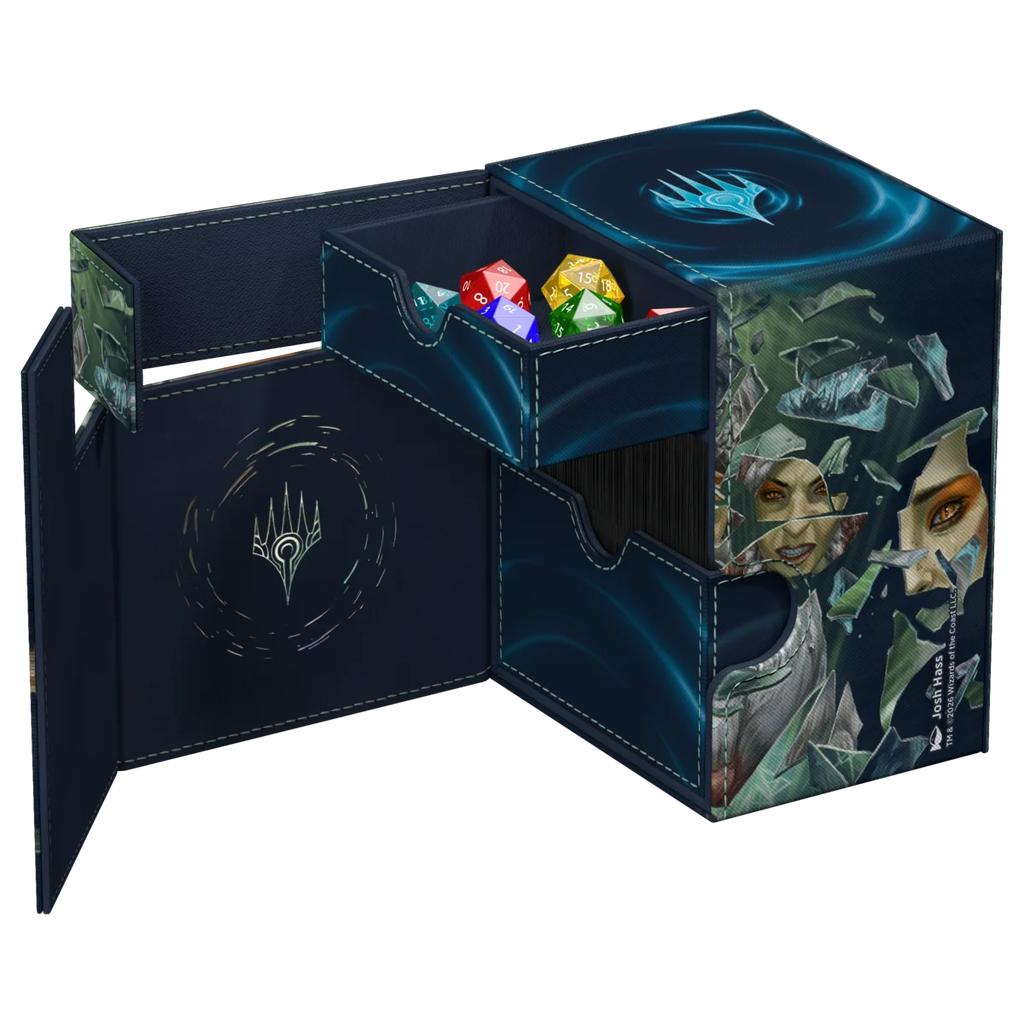 Ultimate Guard Flip'n'Tray 133+ Xenoskin Magic: The Gathering "Reality Fracture" - Blue Uncommon / Green Uncommon_6