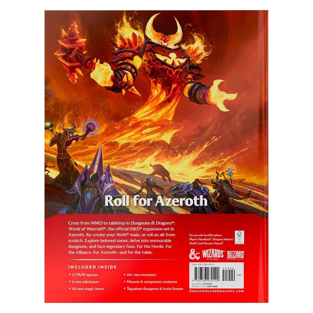 Dungeons & Dragons RPG World of Warcraft