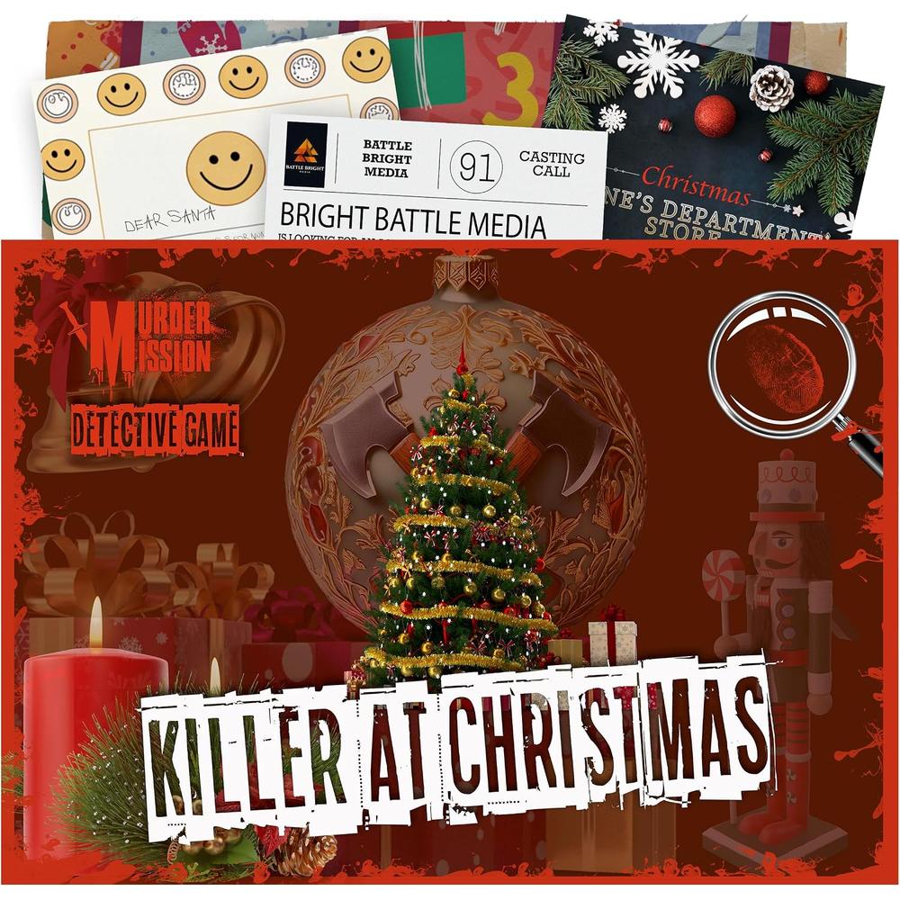 Murder Mission: Killer at Christmas - Murder Mystery Detective Game