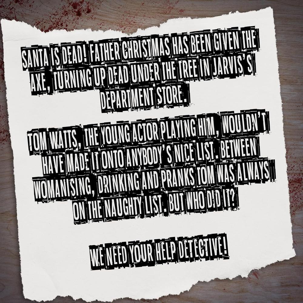 Murder Mission: Killer at Christmas - Murder Mystery Detective Game