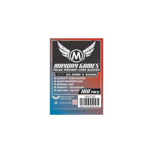 Mayday Police Precinct Card Sleeves - Ultra Fit (63.5x92mm)
