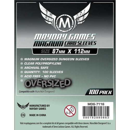 Mayday Munchkin Dungeon Sleeves - Magnum Oversized (87x112mm)
