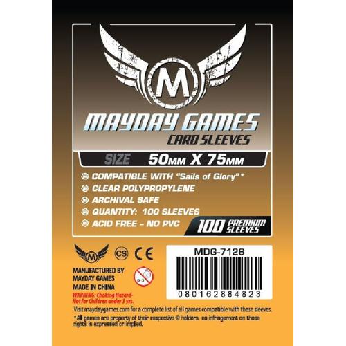 Mayday Sails of Glory Card Sleeves (50x75mm) 100ct