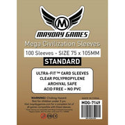 Mayday Mega Civilization Sleeves (75x105mm) - 100 Standard Sleeves