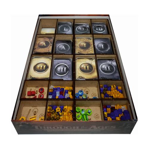 WithOut Mess: Box Insert for Through the Ages (Base + Expansion)
