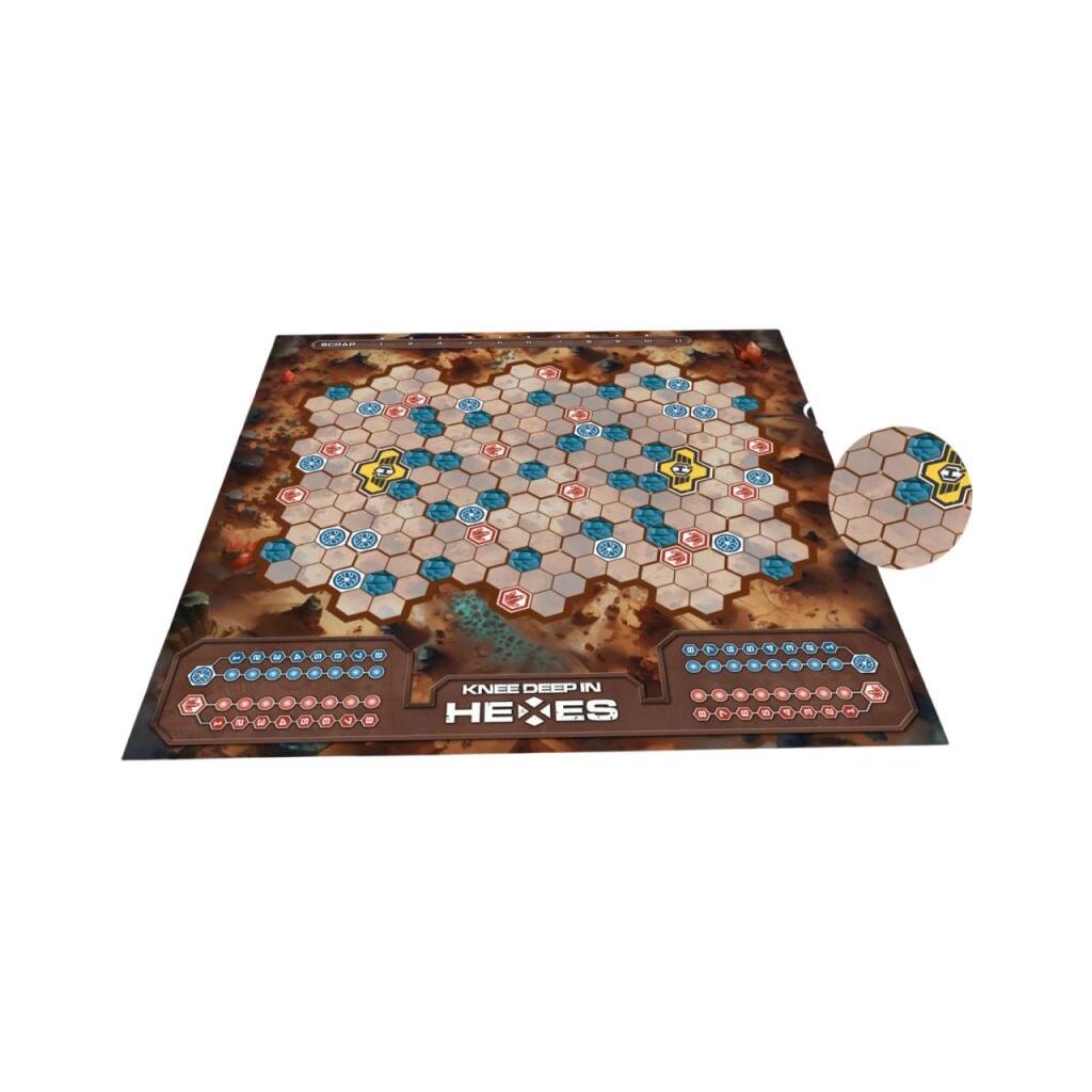 Knee Deep in Hexes Neoprene Mat - Desert