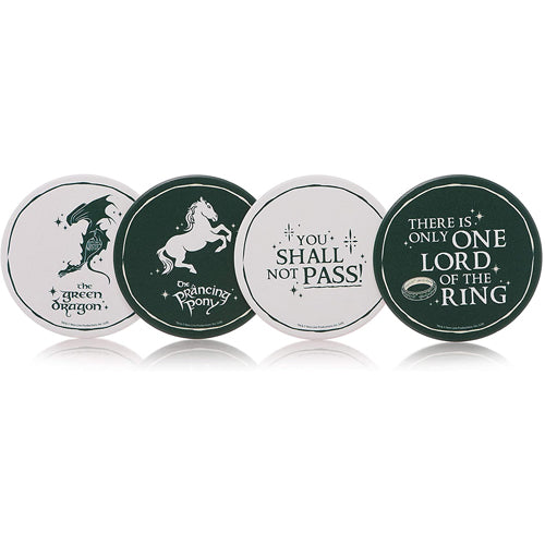 Lord Of The Rings Set Of 4 Coasters
