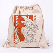 Dragon Ball Super Goku Cotton Drawstring Bag