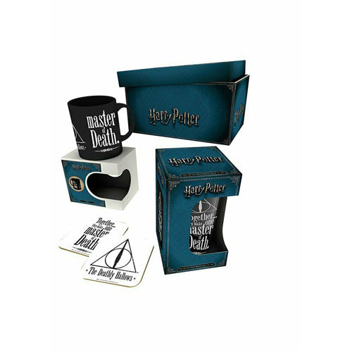 Deathly Hallows (Mug & Glass & 2 Coasters)