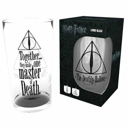 Harry Potter Deathly Hallows Large Glass