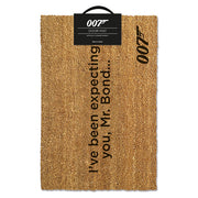 James Bond I've Been Expecting You Door Mat