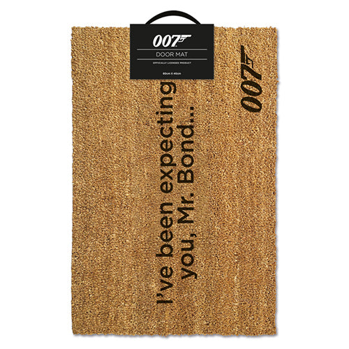 James Bond I've Been Expecting You Door Mat