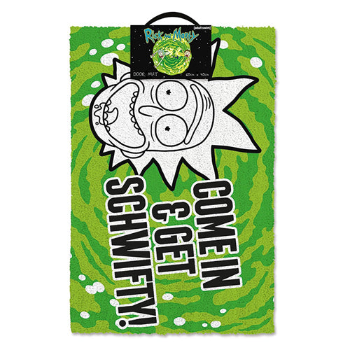 Rick and Morty Get Schwifty Door Mat