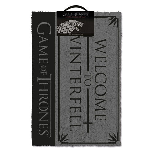 Game of Thrones Welcome to Winterfell Door Mat