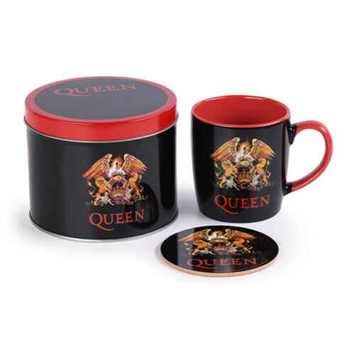 Queen Colour Crest (Mug, Coaster and Tin)