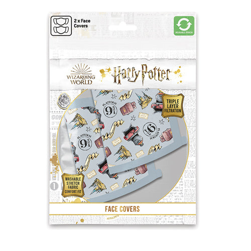 Harry Potter Hogwarts Express Face Covering (Pack of 2)