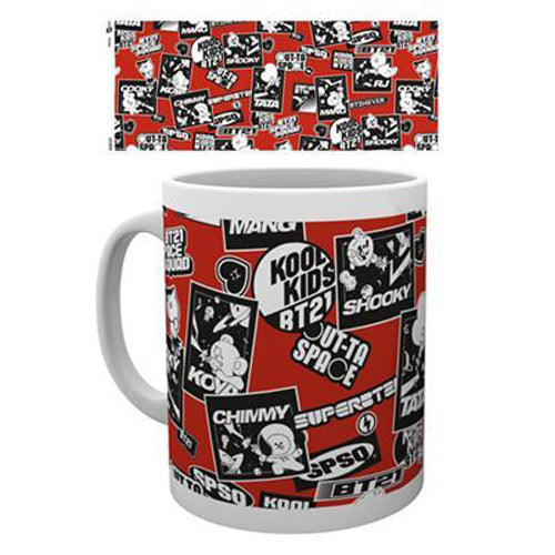 BT21 - Space Squad Group Pattern Mugs