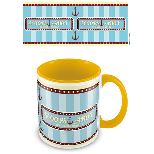 Stranger Things - Scoops Ahoy (Yellow Coloured Inner) Mug