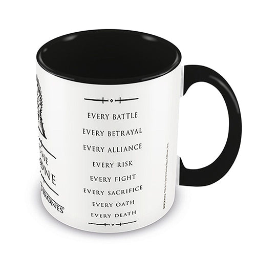 Game of Thrones - For The Throne (Black Coloured Inner) Mug
