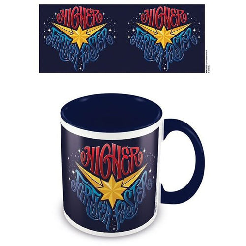 Captain Marvel - Higher Further (Blue Coloured Inner)