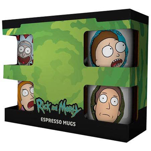Rick and Morty - Characters (Espresso Mug Set)