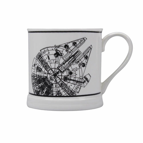 Star Wars Millenium Falcon Line Art Mug