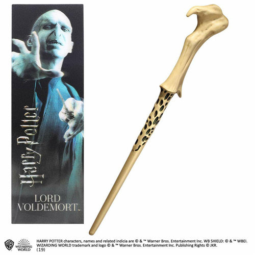 Harry Potter Lord Voldemort (12 inch Wand and 3D Bookmark)