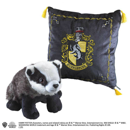 Harry Potter Hufflepuff House Mascot Plush and Cushion