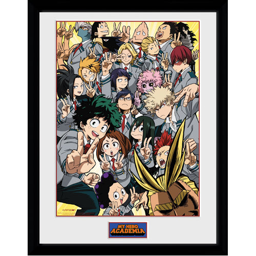 School Group Framed Print 30cm x 40cm