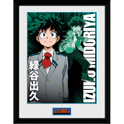 Izuku Midoriya Framed Print 30cm x 40cm