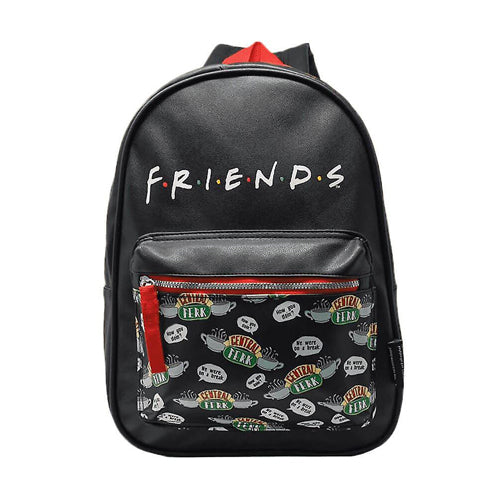 Friends Pu Leather Backpack