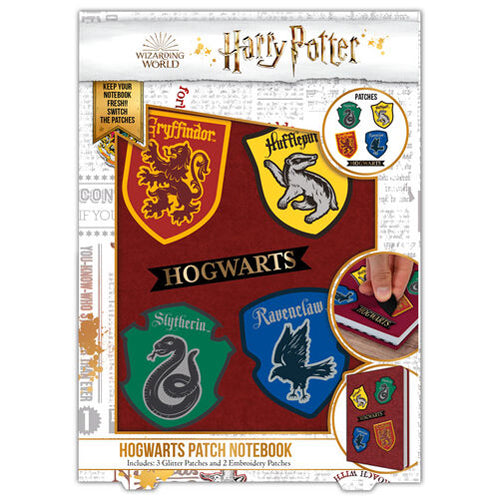 Harry Potter Velcro Notebook With Patches