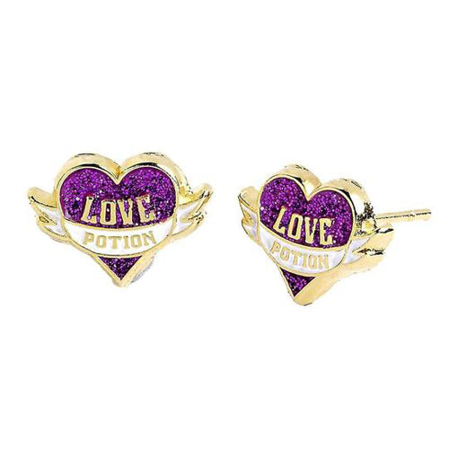Harry Potter Gold Plated Love Potion Stud Earrings