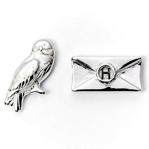 Hedwig & Letter Stud Earrings