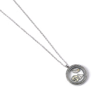 Harry Potter Floating Charm Locket Necklace With 3 Charms
