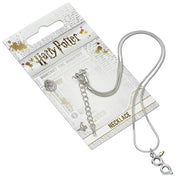 Silver Plated Lightning Bolt With Glasses Necklace