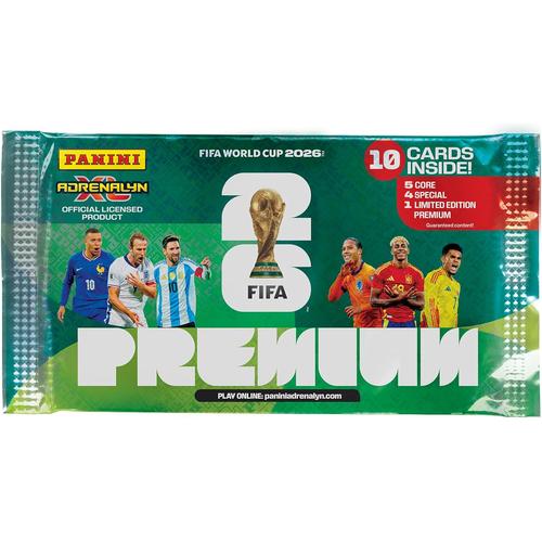 FIFA World Cup 2026: Adrenalyn XL Official Trading Cards - Premium Packs