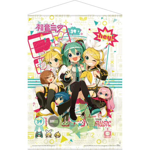 Vocaloid Hey Piapro Characters Wall Scroll