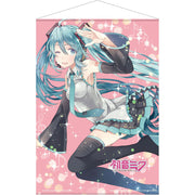 Hatsune Miku Pink Glitter Wall Scroll