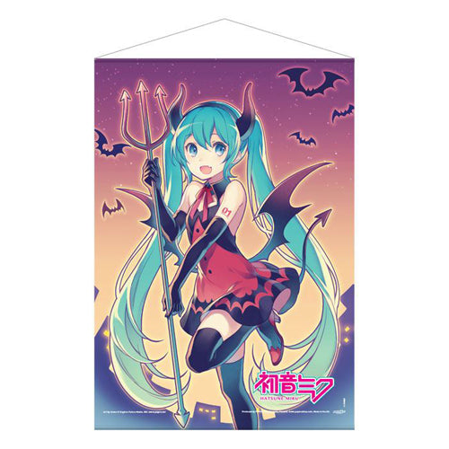 Hatsune Miku Halloween Wall Scroll