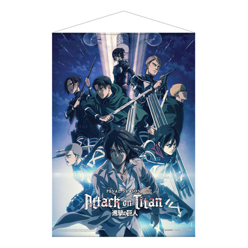 Attack on Titan: The Final Season Part 1, Key Visual 2 Fabric Wall Scroll