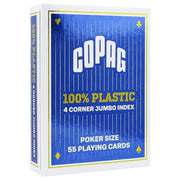 COPAG 100% Plastic - Jumbo Face - 4 index - Blue