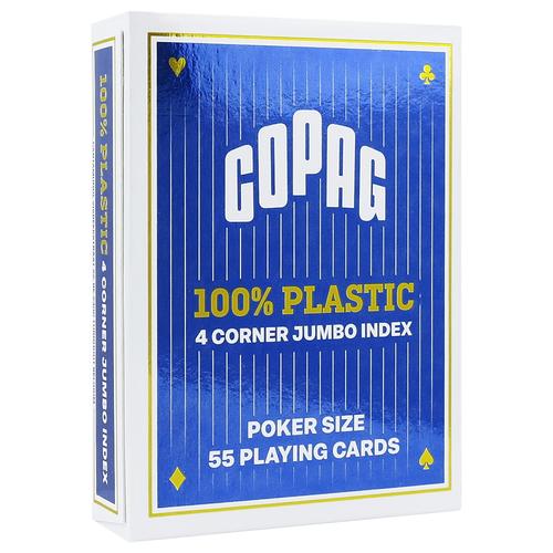 COPAG 100% Plastic - Jumbo Face - 4 index - Blue