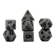 Dice Set Multicolor: Granite Grey