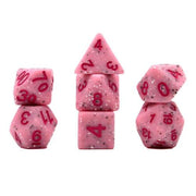 Dice Set Multicolored: Granite Pink