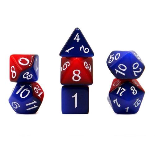 Dice Set Fable: Snow White (Blue/Red)
