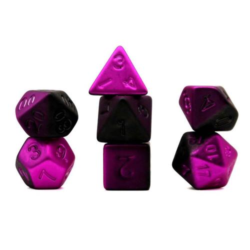 Dice Set Plated: Matt Purple