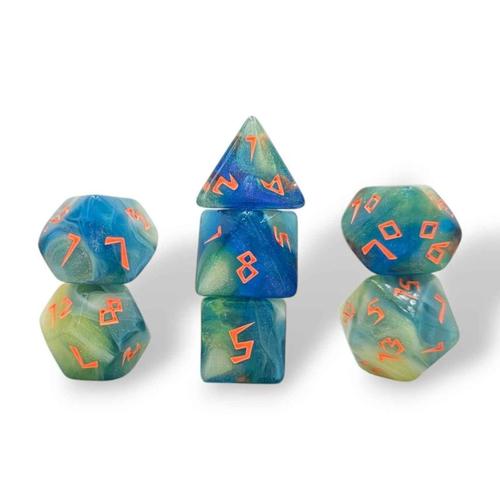 Dice Set Galaxy: Ocean
