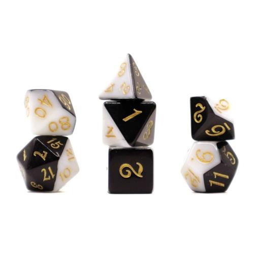 Dice Set Fable: Alice (Black/White)